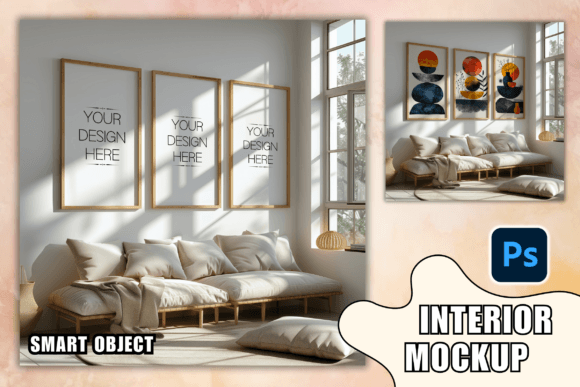 Download PSD Frame Mockup Set of 3 Frame Mockups - Set of 3 frame mockup Collection