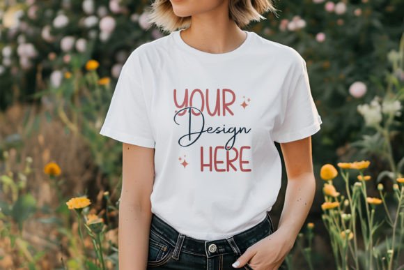 Download Comfort Colors C1717 White Shirt Mockup - Premium Bundle